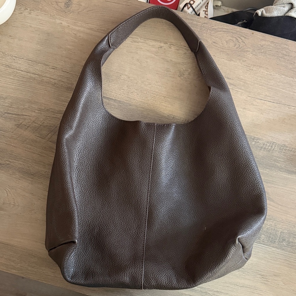 & Other Stories Dark Brown Hobo Bag